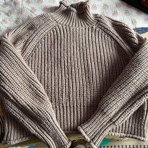 Chunky Knit Turtleneck Sweater